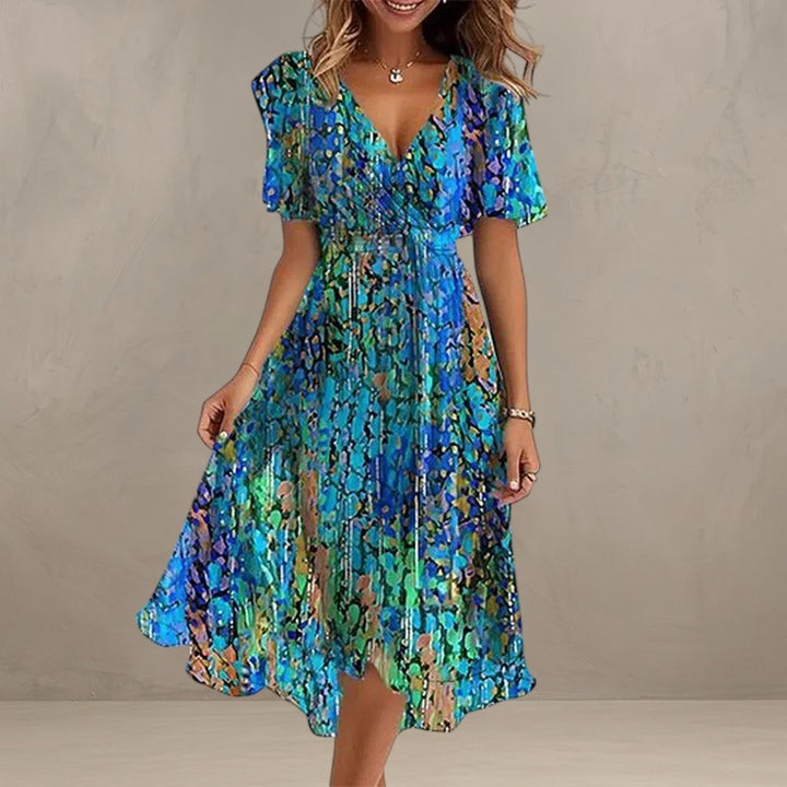 YADA | ELEGANT COLOURFUL DRESS