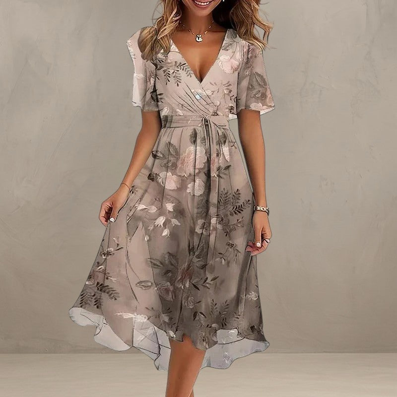 YADA | ELEGANT COLOURFUL DRESS
