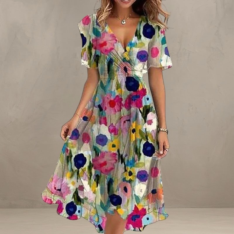 YADA | ELEGANT COLOURFUL DRESS