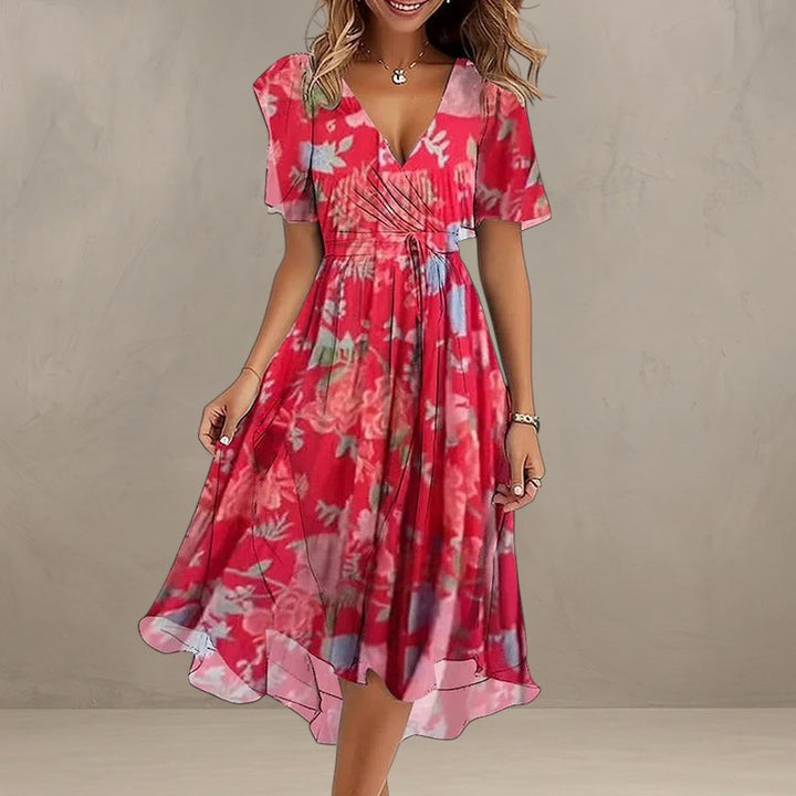 YADA | ELEGANT COLOURFUL DRESS