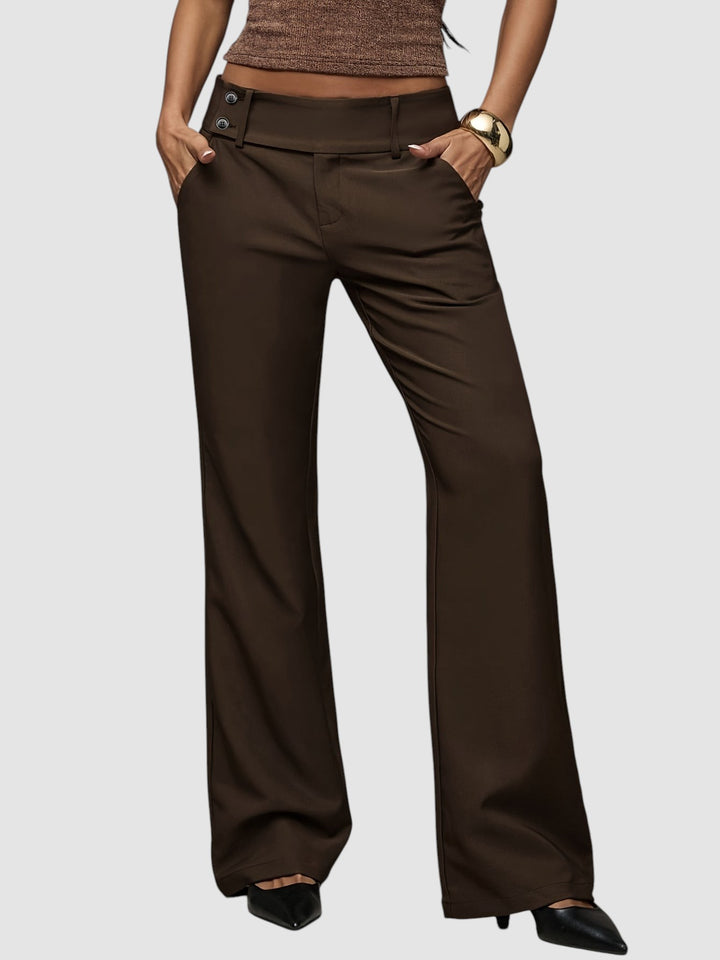 DUNA | RELAXED HIGH-WAIST TROUSERS