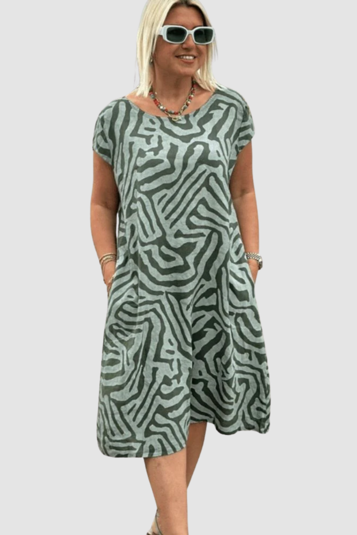 JAILEY | ROUND NECK SUMMER DRESS