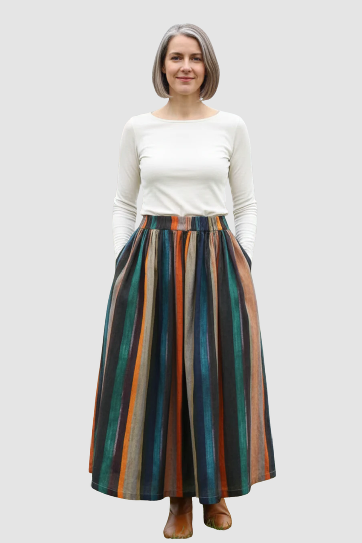 MARCELLA | A-LINE SKIRT STRIPED