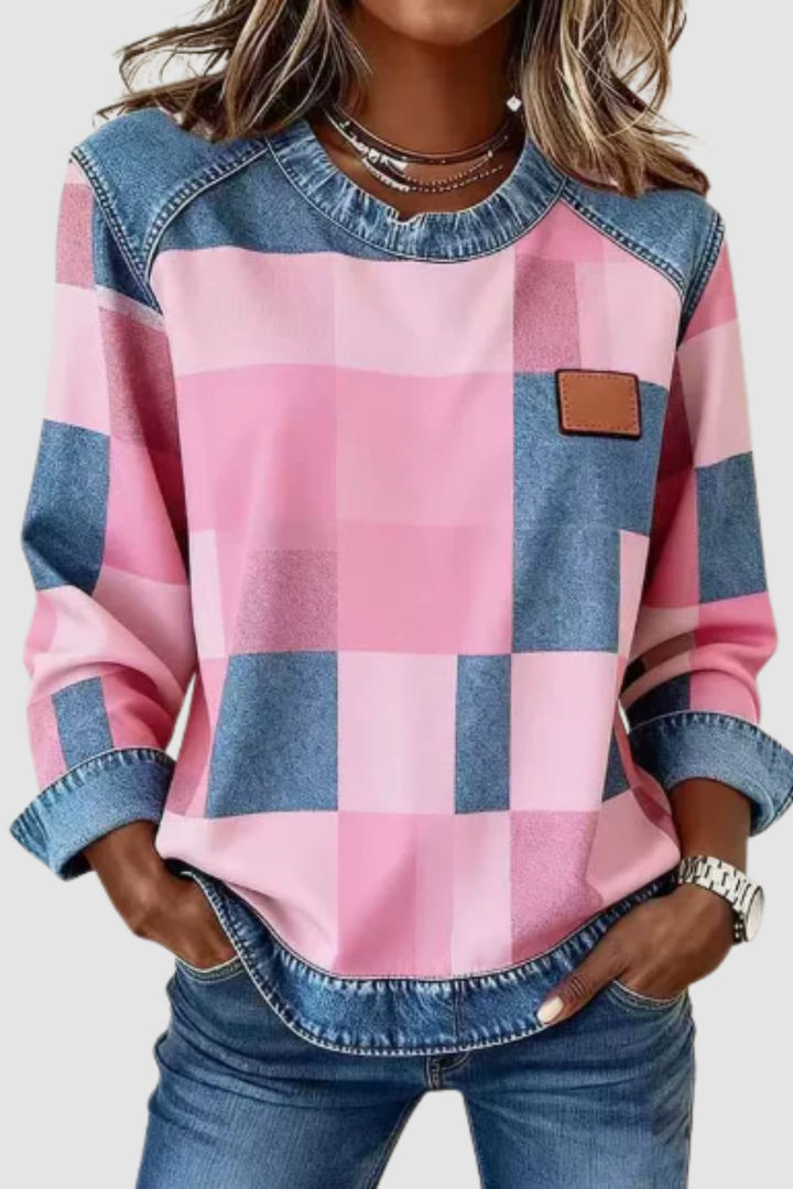 ARIA | VINTAGE CHECK SWEATER
