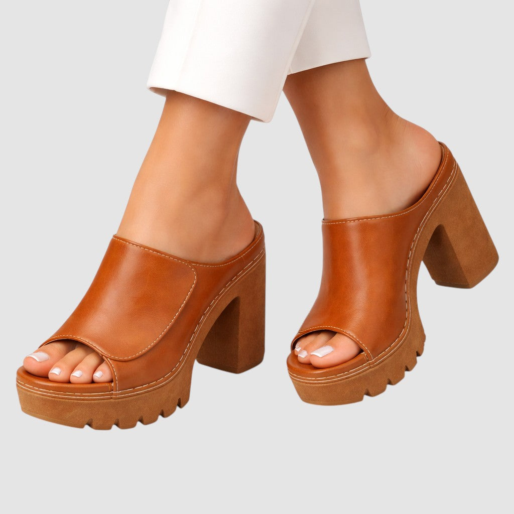 LOUISE | PLATFORM MULE SANDALS