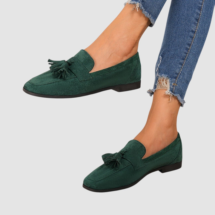 EDMONDA | ORTHOPAEDIC NAVY LOAFERS