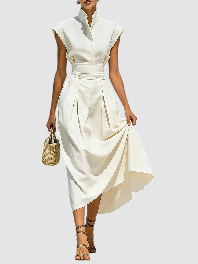 SERAPHINE | SCULPTED MIDI DRESS