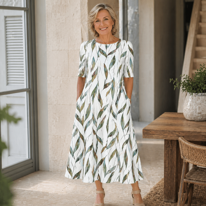 NATASHA | FLORAL MIDI DRESS