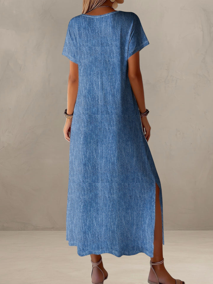 ELEONORA | RETRO DENIM DRESS