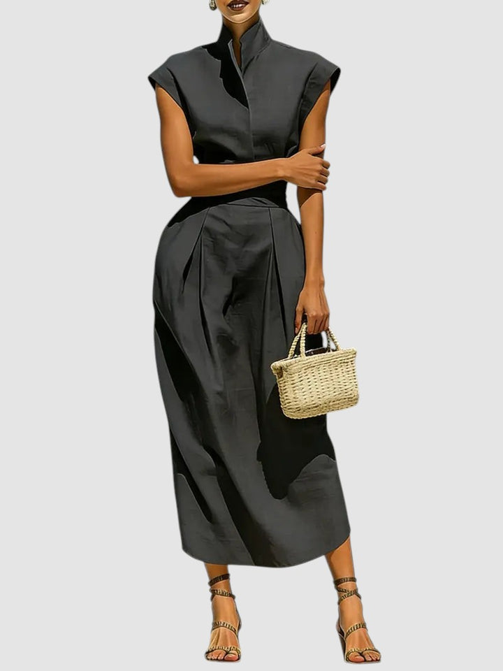 SERAPHINE | SCULPTED MIDI DRESS