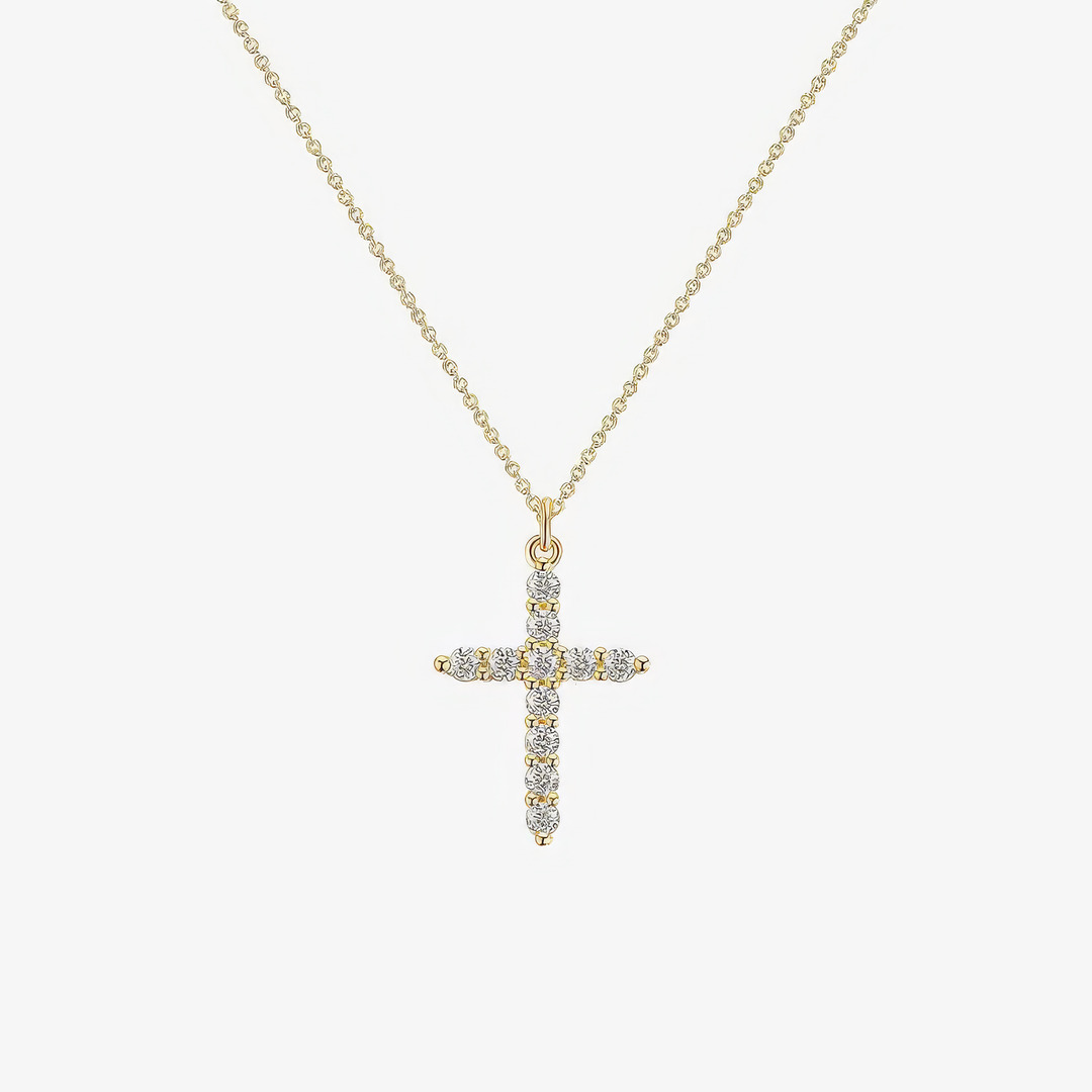 LUMINA | CRYSTAL CROSS NECKLACE