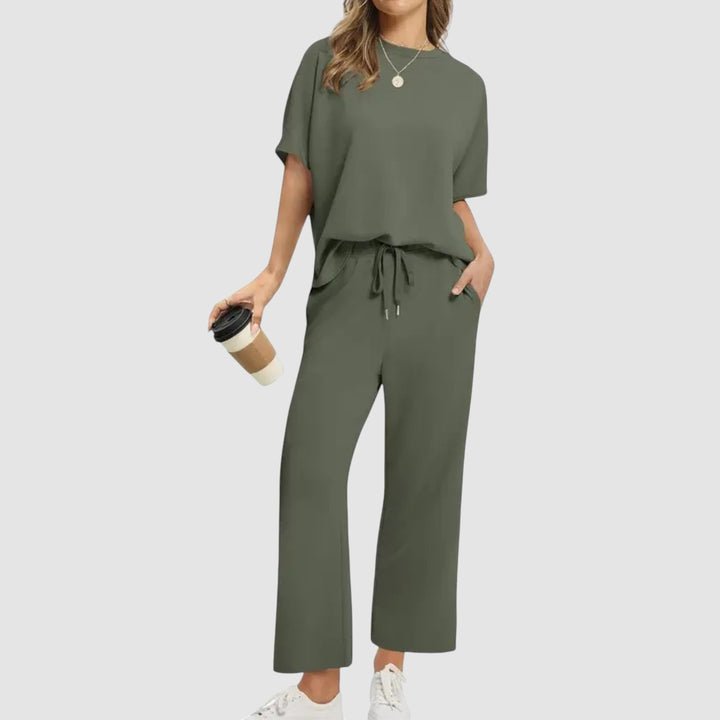 TATUM | RELAXED WIDE LEG TWO PIECE SET