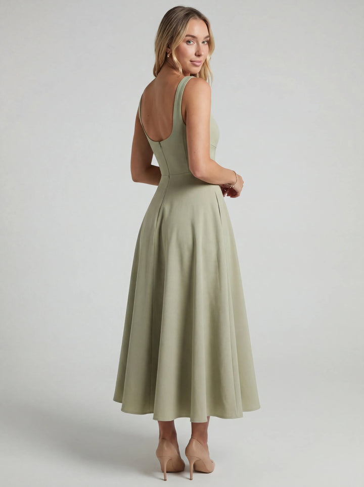 MELISSA | FLARED MIDI DRESS