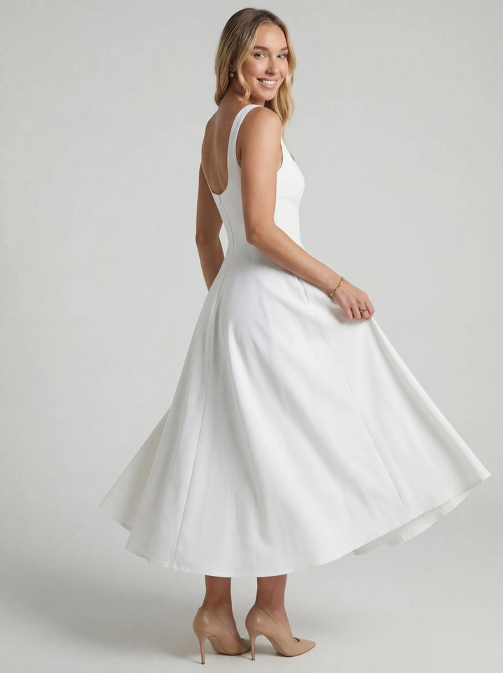 MELISSA | FLARED MIDI DRESS
