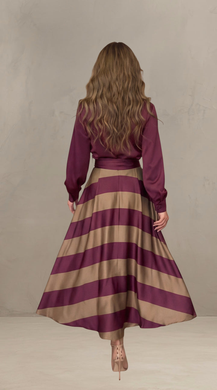 MILA | STRIPED MAXI DRESS
