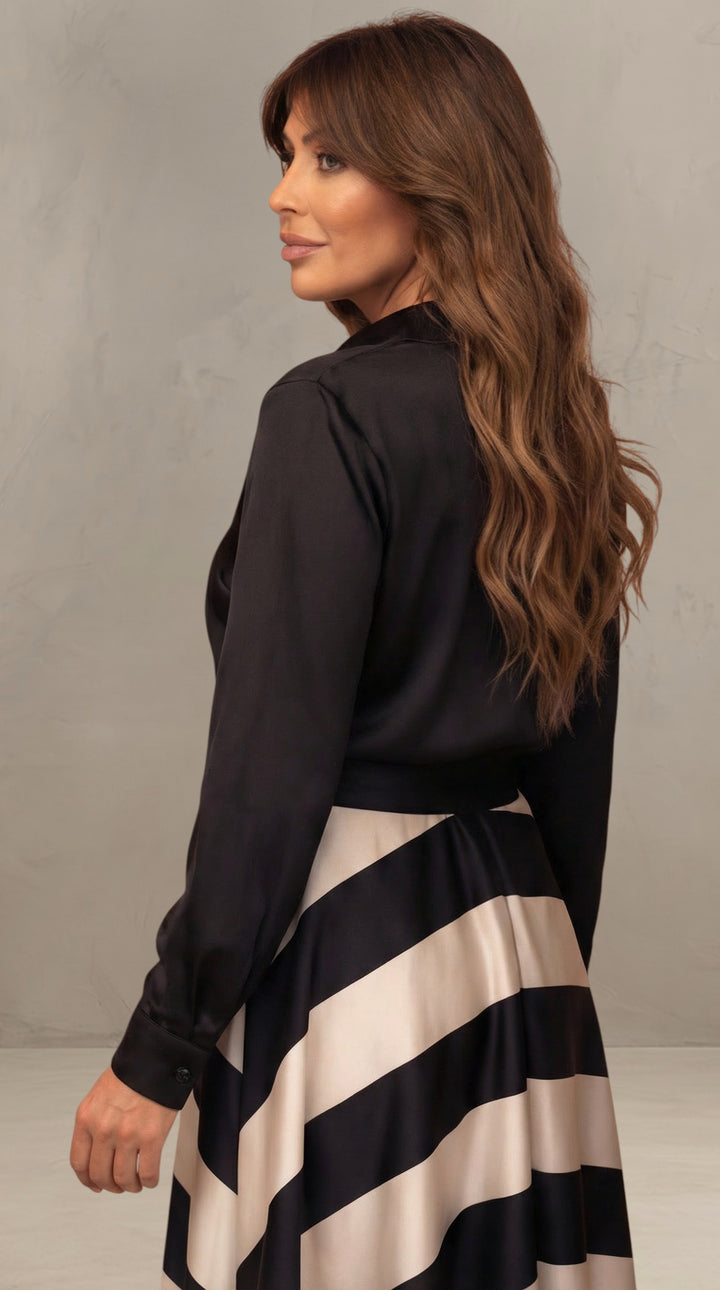 MILA | STRIPED MAXI DRESS