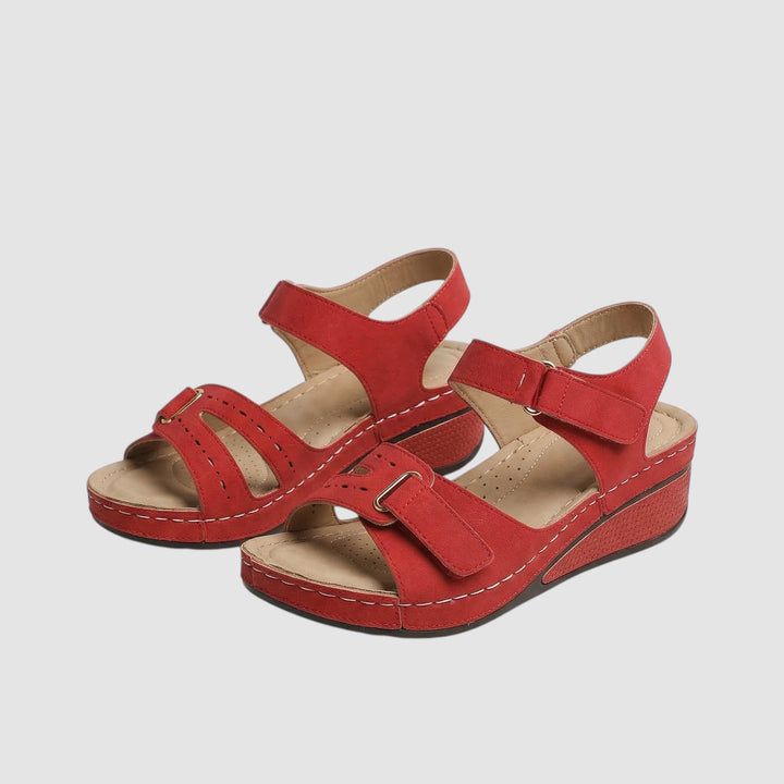 ANTONIA | COMFORTABLE ORTHOPAEDIC WEDGE SANDALS