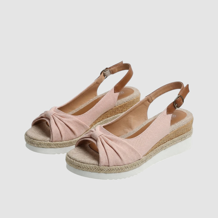 NYLA | ORTHOPAEDIC PEEP-TOE SANDALS