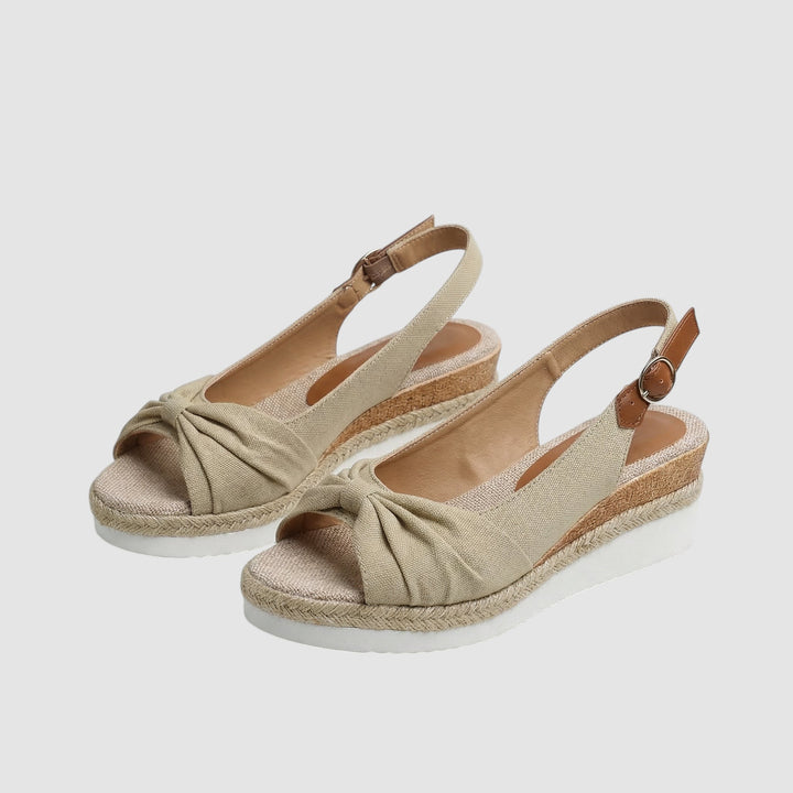 NYLA | ORTHOPAEDIC PEEP-TOE SANDALS