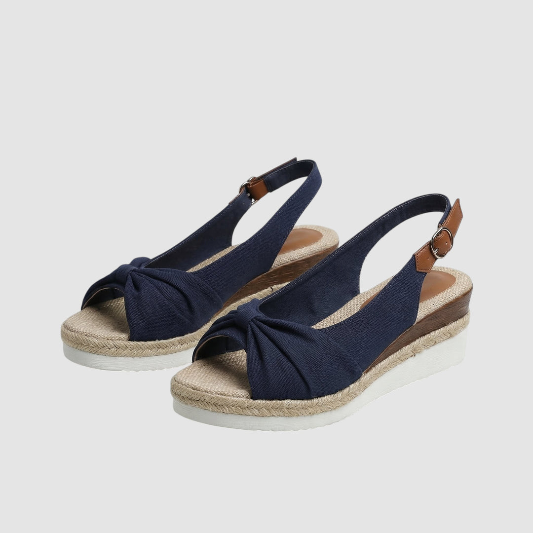 NYLA | ORTHOPAEDIC PEEP-TOE SANDALS