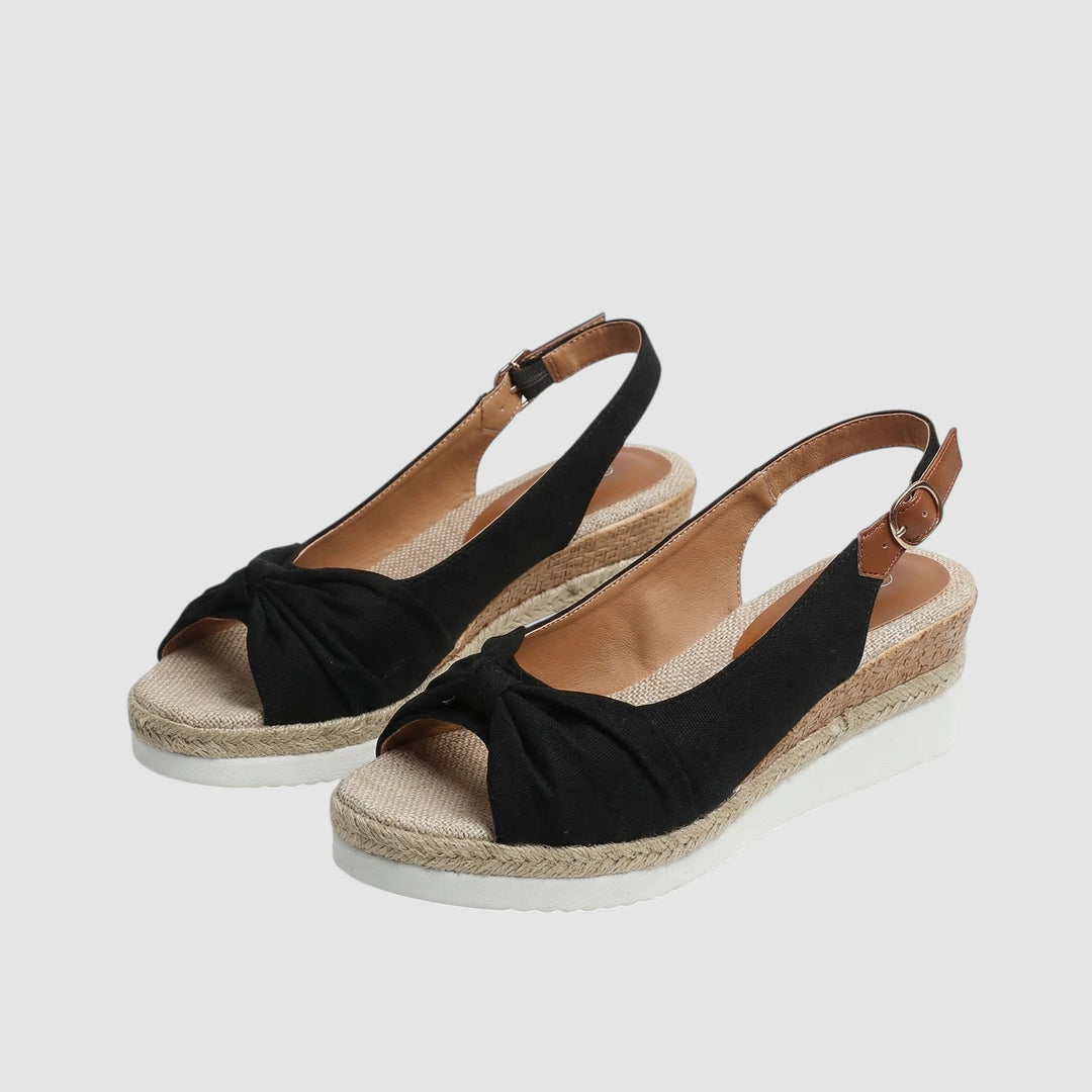 NYLA | ORTHOPAEDIC PEEP-TOE SANDALS