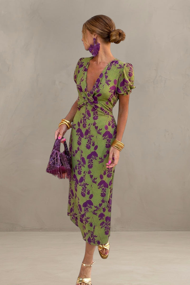 JANEY | COLOURFUL SUMMER PRINT DRESS
