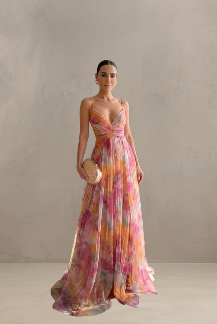 GRACE | ROMANTIC SHEER-LAYERED DRESS