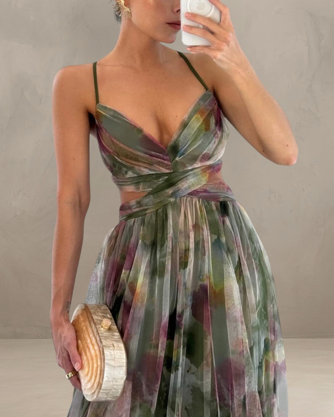 GRACE | ROMANTIC SHEER-LAYERED DRESS