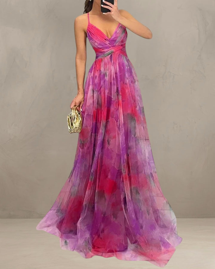 GRACE | ROMANTIC SHEER-LAYERED DRESS