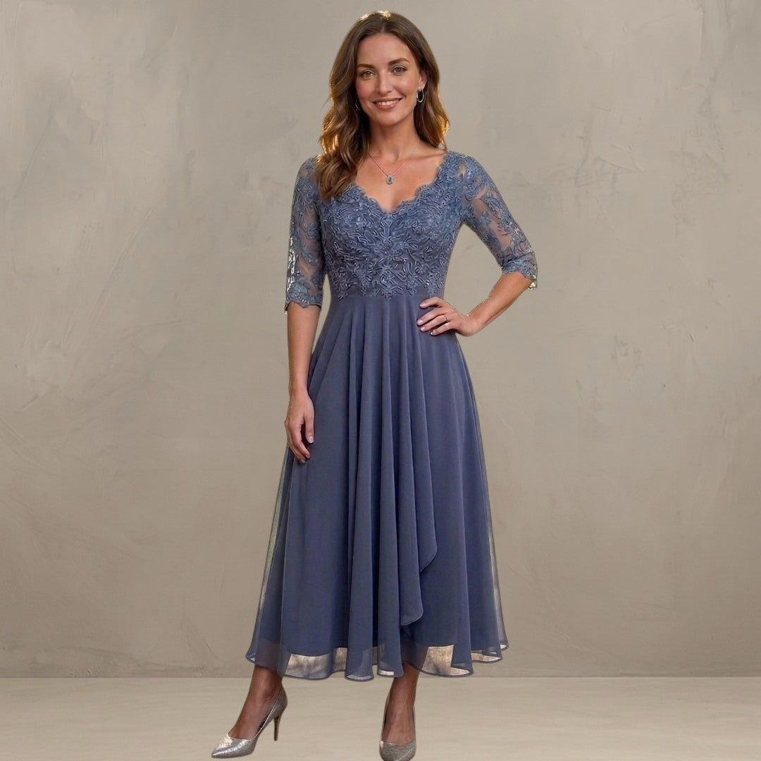 DITA | ELEGANT LACE MIDI DRESS