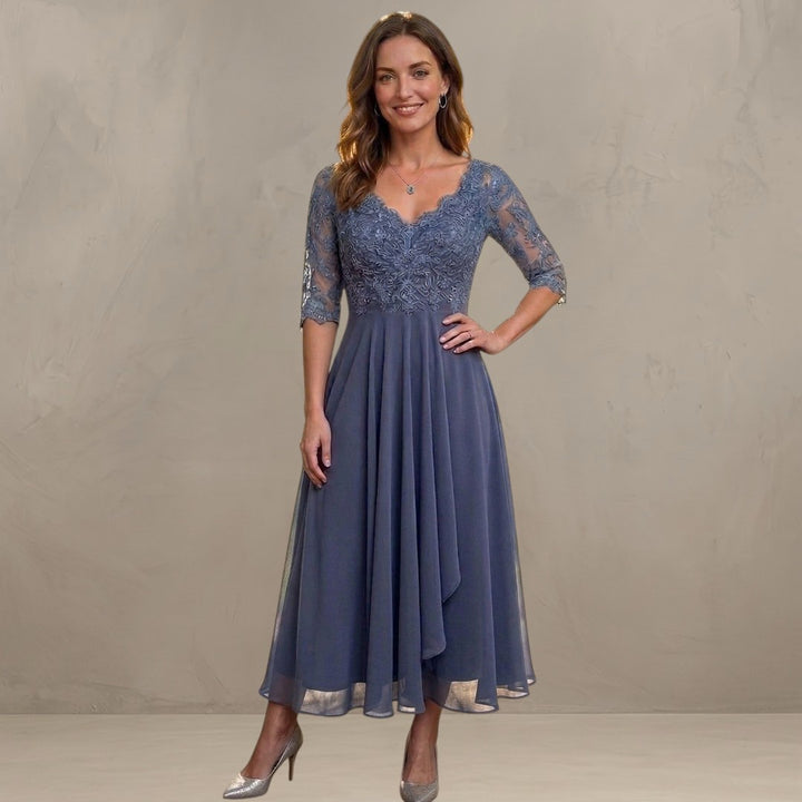 DITA | ELEGANT LACE MIDI DRESS