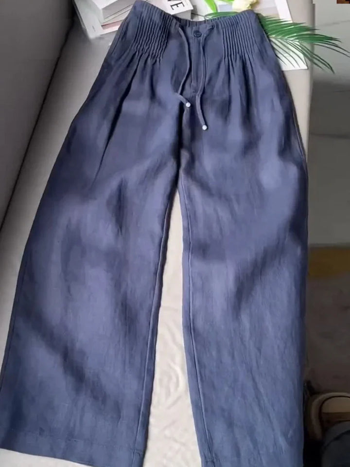 ROSY | Wide-Leg Drawstring Trousers
