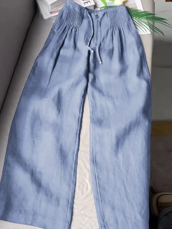 ROSY | Wide-Leg Drawstring Trousers