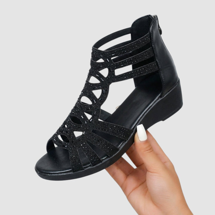 ELVIRA | ELEGANT WEDGE SANDALS
