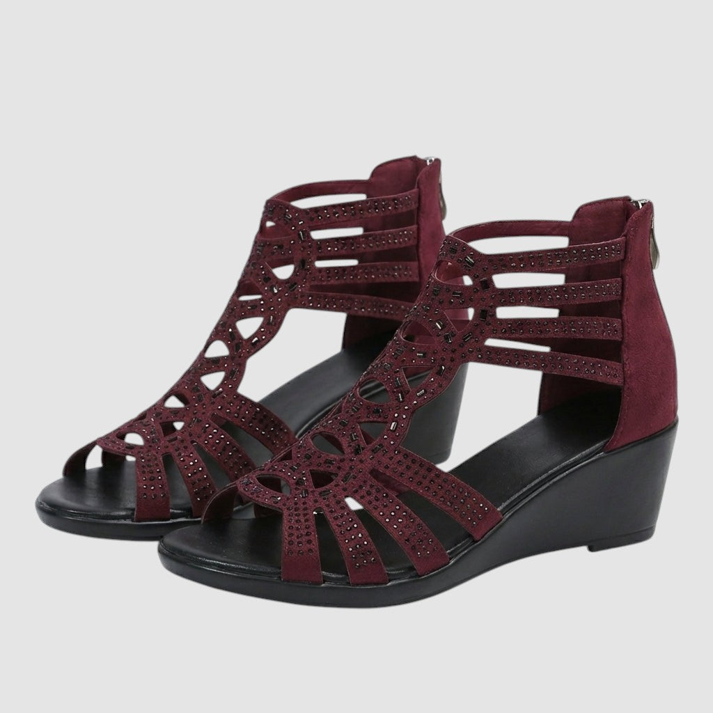 ELVIRA | ELEGANT WEDGE SANDALS