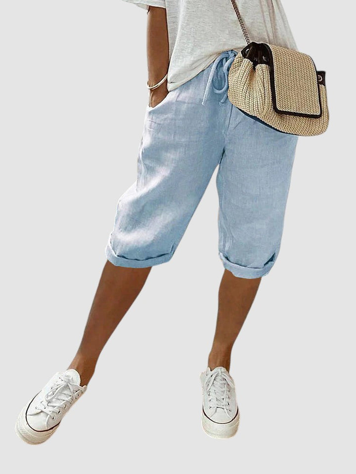 MIA | COTTON LINEN WOMENS TROUSERS
