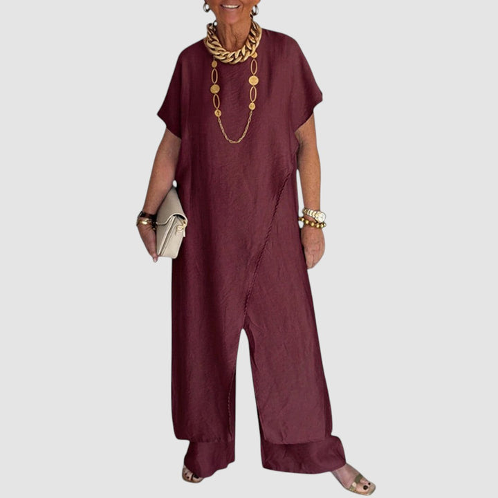ROSETH | TUNIC & WIDE LEG TROUSER SET