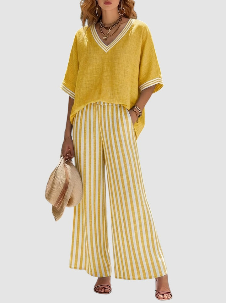 ALVIRA | RELAXED STRIPED TWO-PIECE SET