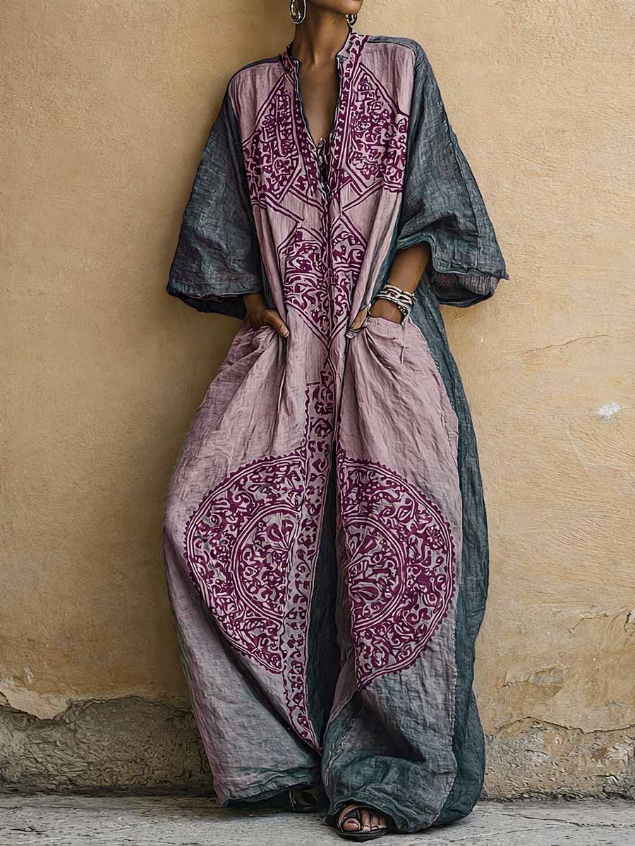 LYDIA | VINTAGE PRINT JUMPSUIT