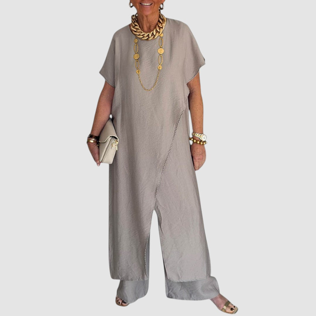 ROSETH | TUNIC & WIDE LEG TROUSER SET
