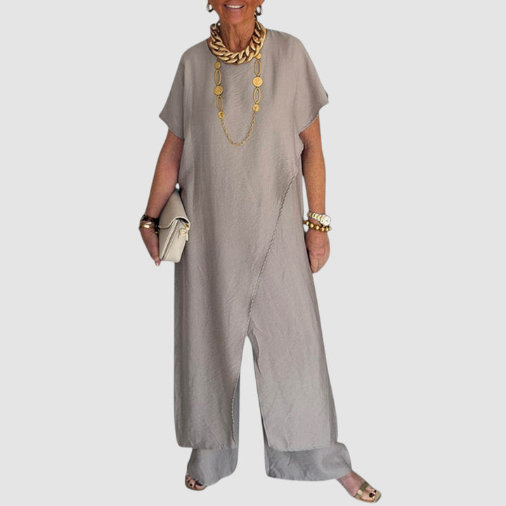 ROSETH | TUNIC & WIDE LEG TROUSER SET