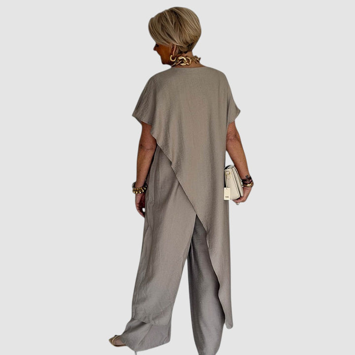 ROSETH | TUNIC & WIDE LEG TROUSER SET