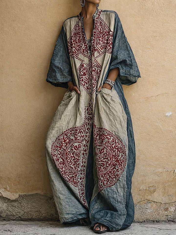 LYDIA | VINTAGE PRINT JUMPSUIT