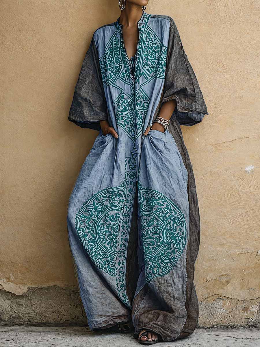 LYDIA | VINTAGE PRINT JUMPSUIT