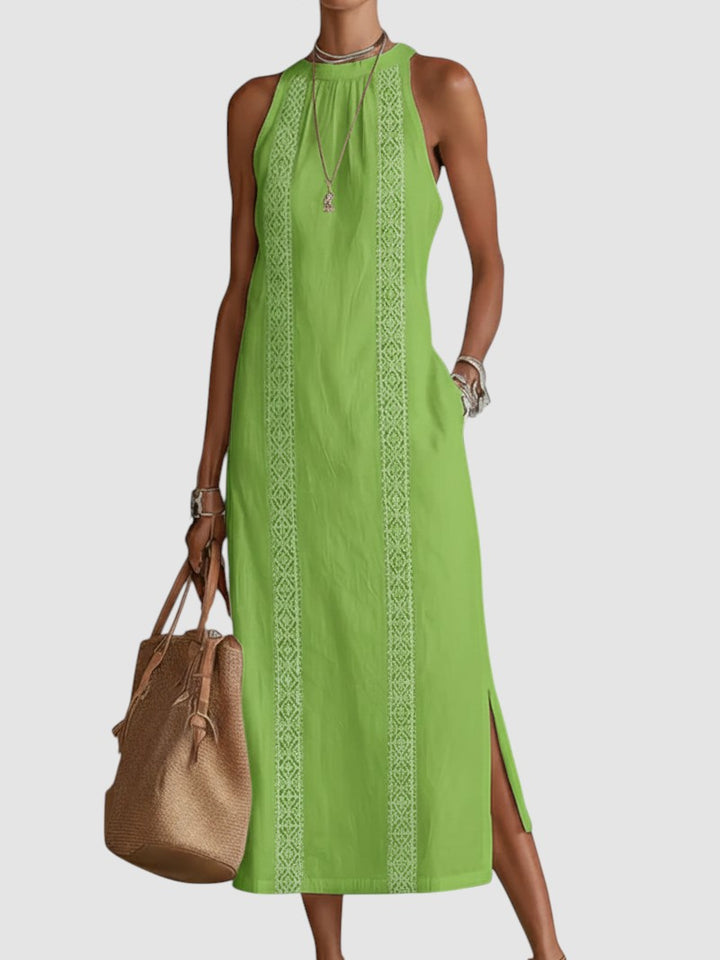 JIMENA | MANDARIN MIDI DRESS