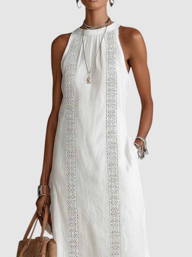 JIMENA | MANDARIN MIDI DRESS