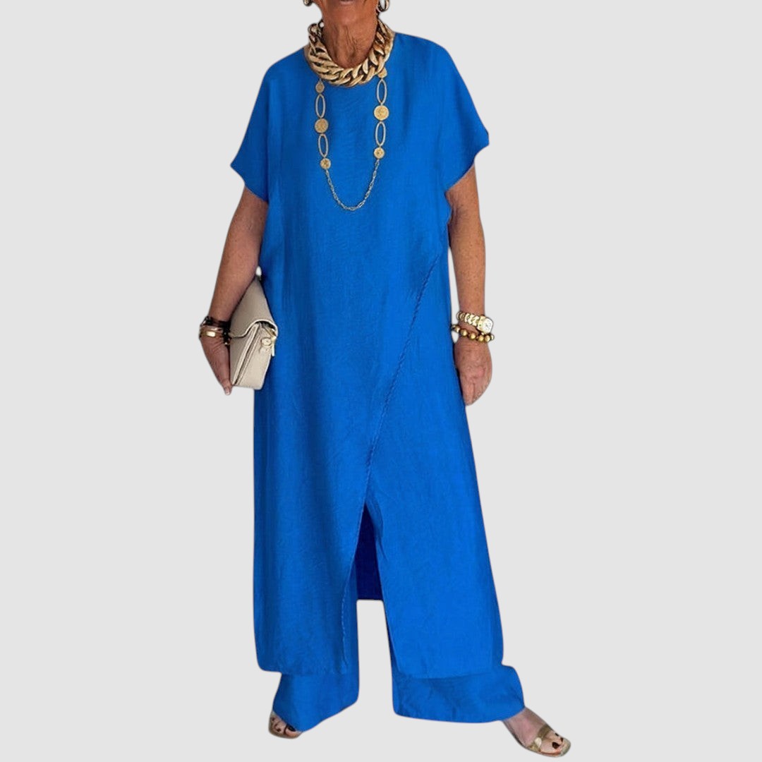ROSETH | TUNIC & WIDE LEG TROUSER SET
