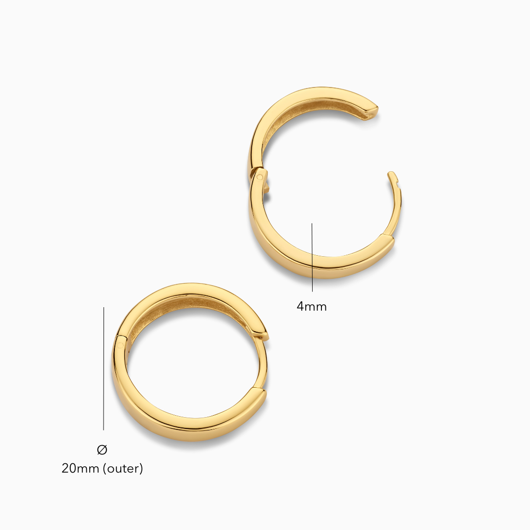 GIA | BOLD MINI HOOP EARRINGS