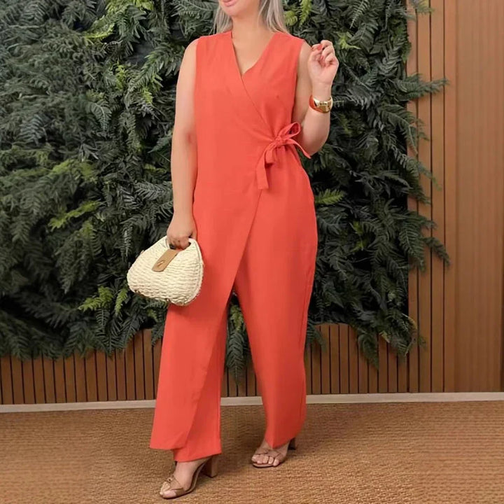 NOWELA | ELEGANT WRAP JUMPSUIT
