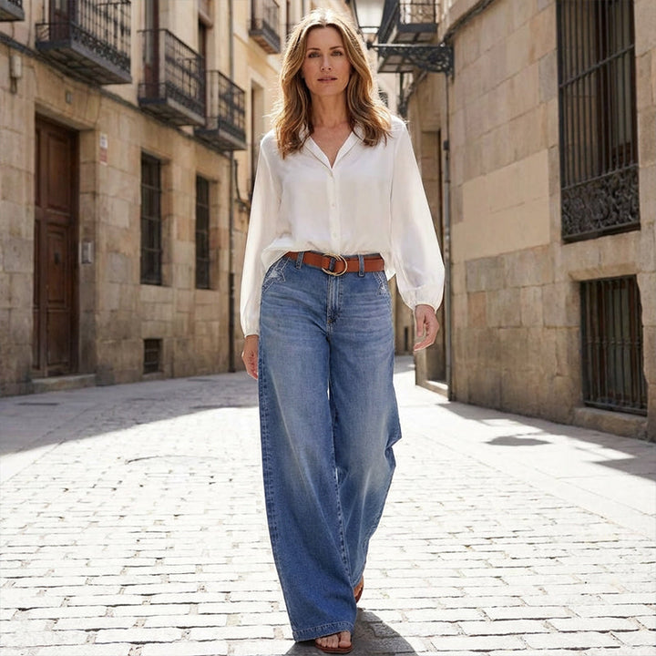 KAMILLE | HIGH-WAIST WIDE-LEG JEANS